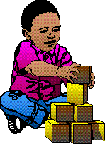 baby with blocks